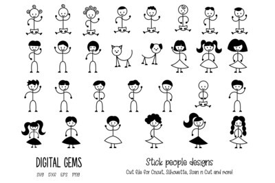 Stick people designs