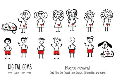 Stick people designs