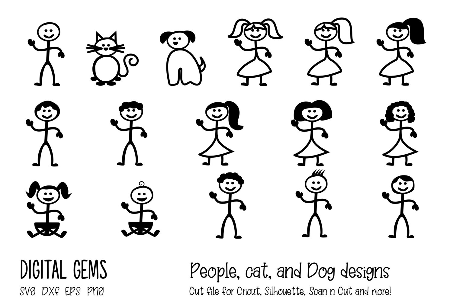 Stick people designs