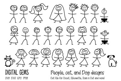 Stick people designs