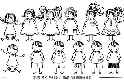 Stick people designs