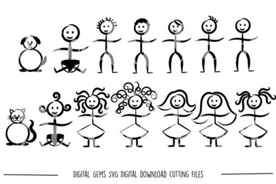 Stick people designs