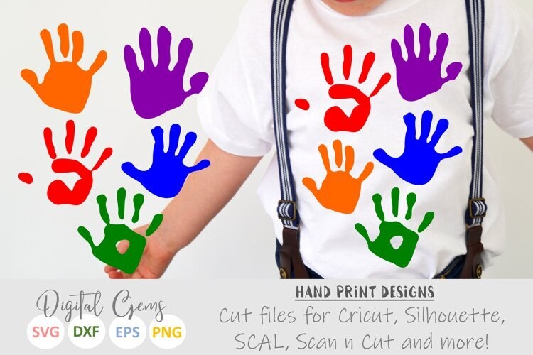 Hand print designs