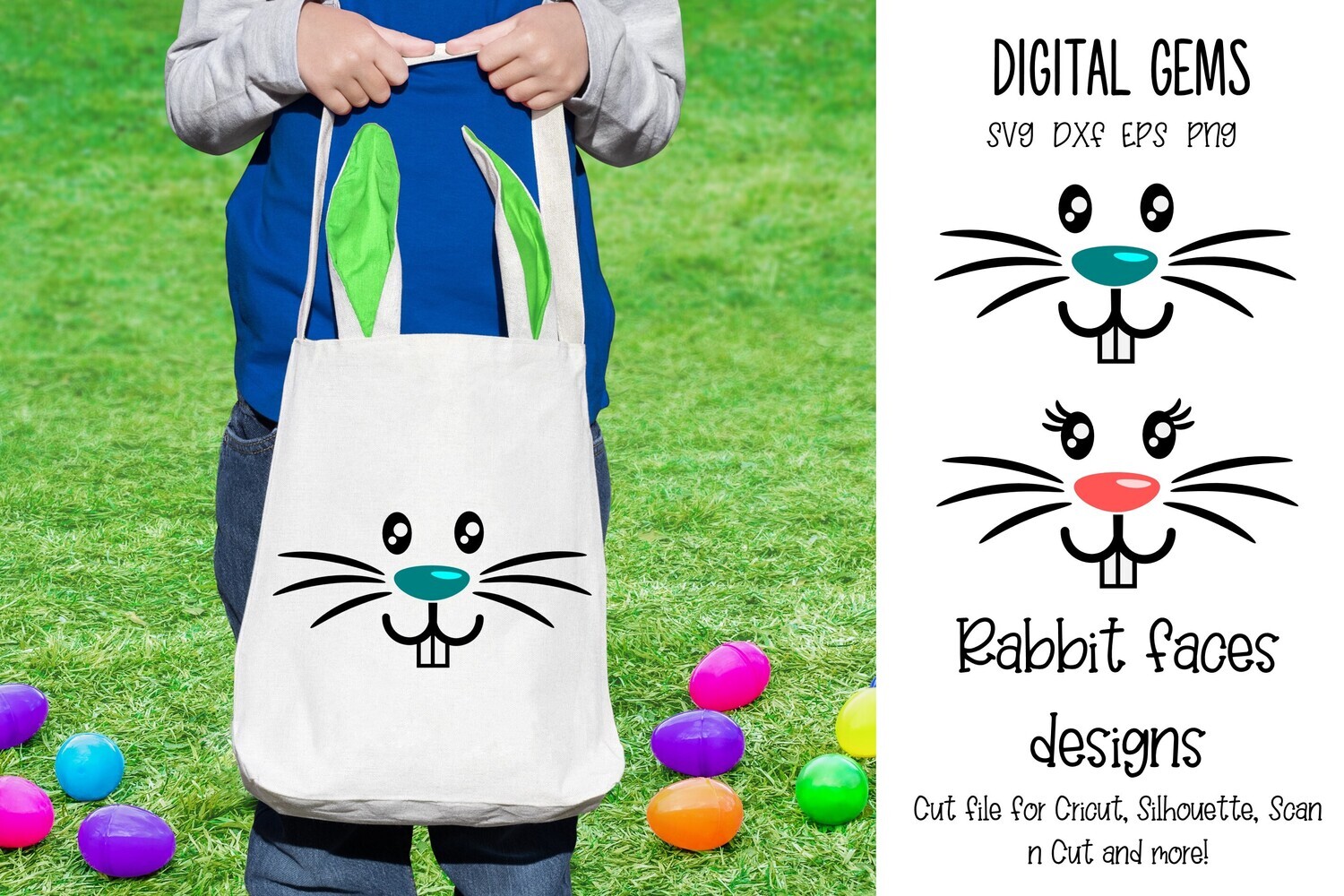 Rabbit face designs