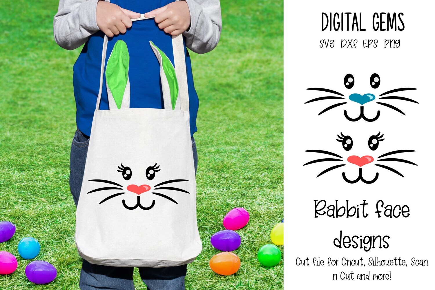 Rabbit face designs