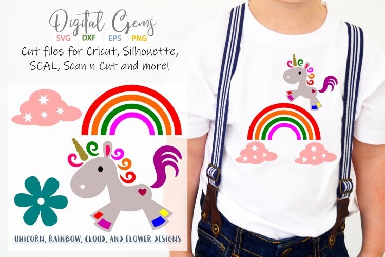 Unicorn and Rainbow designs