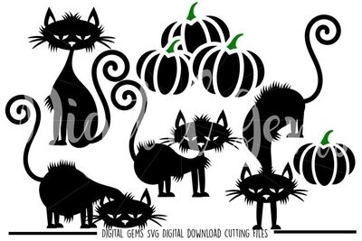 Halloween Black Cat designs