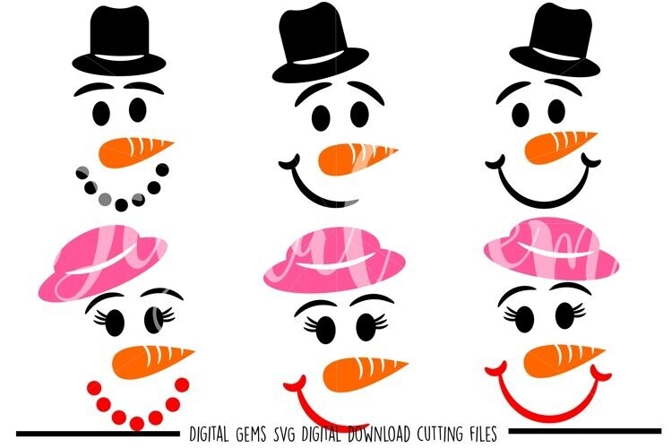 Christmas, Snowmen and women designs