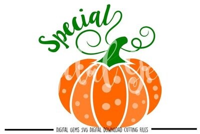 Special pumpkin design