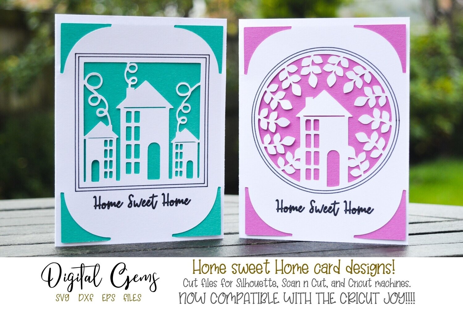 Home sweet home insert card set of 2!