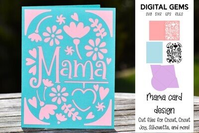 Mama Insert card design