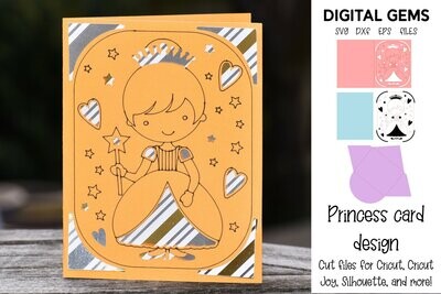 Princess card design