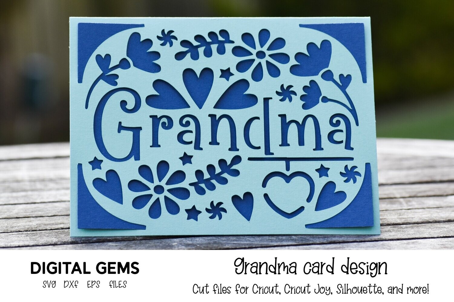 Grandma Insert card design