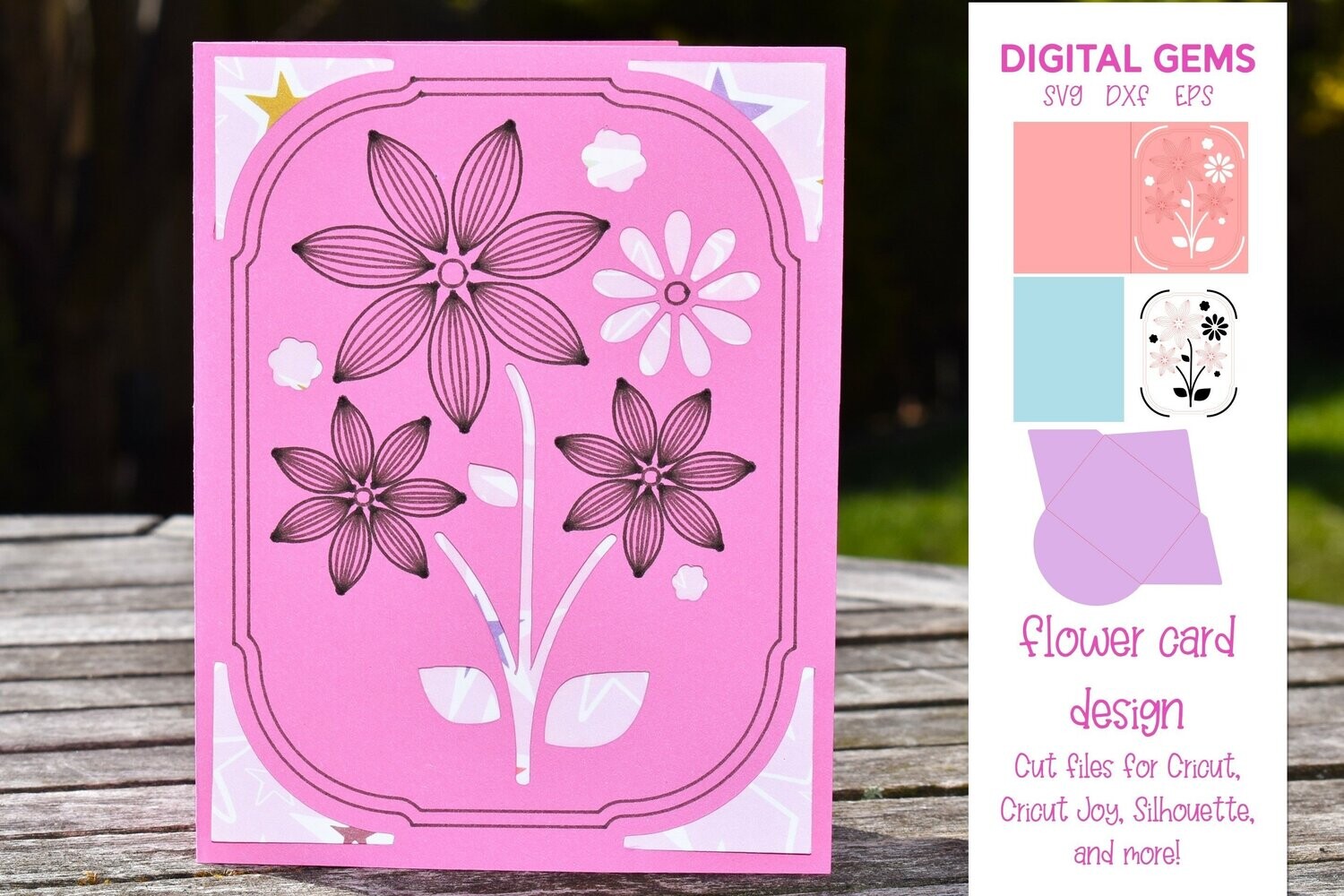 Flower card design