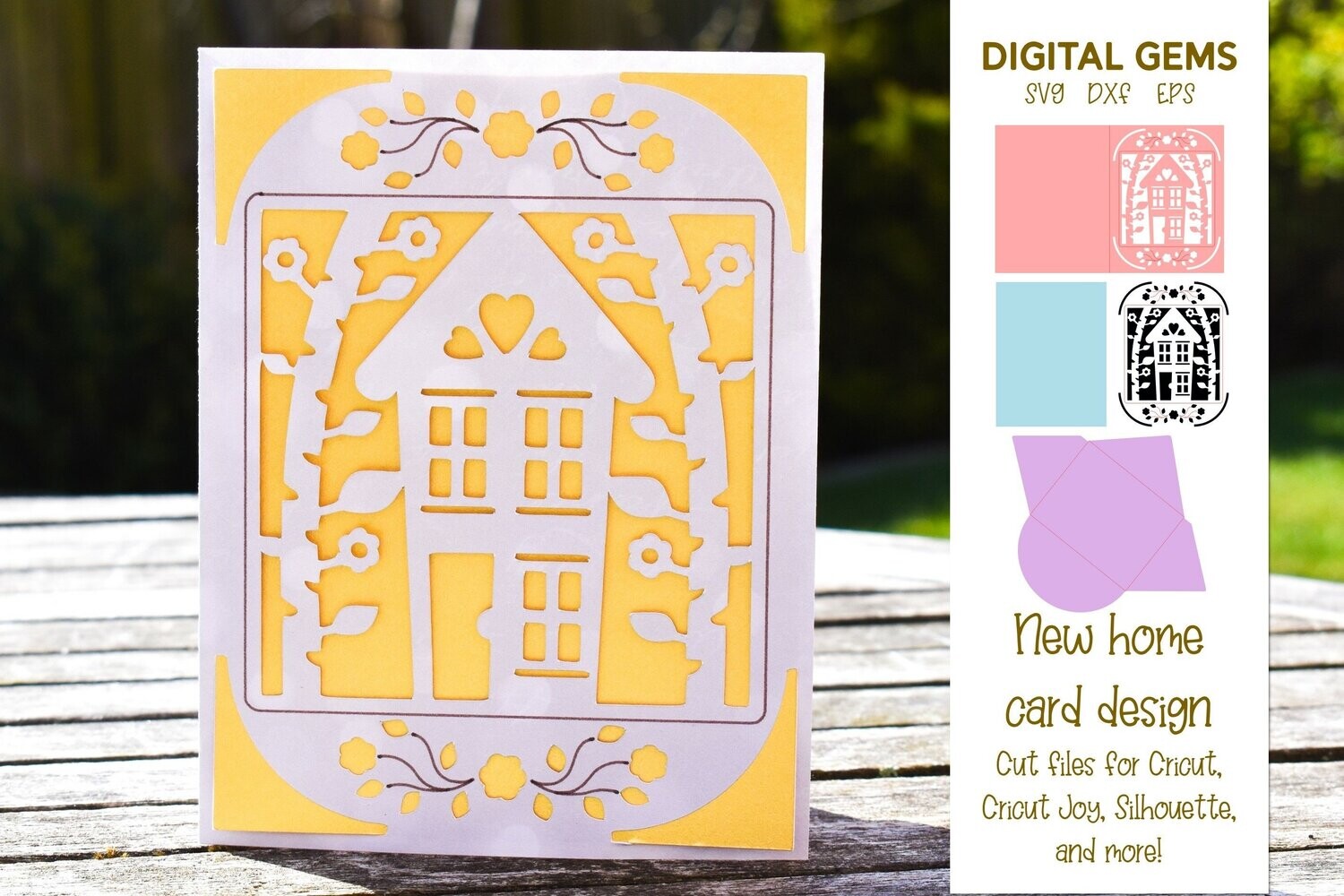 New home insert card design
