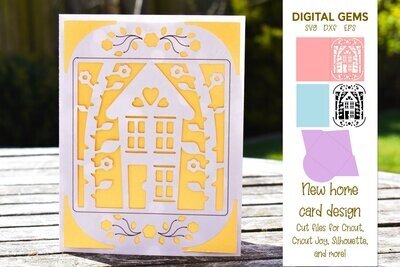New home insert card design
