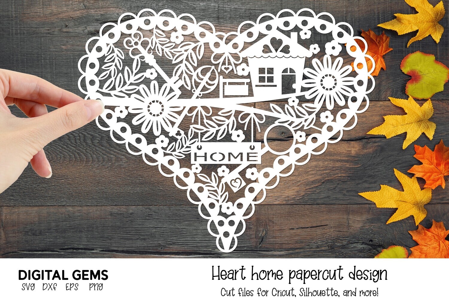 Home paper cut design