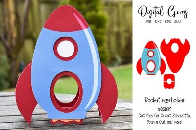 Rocket egg holder design