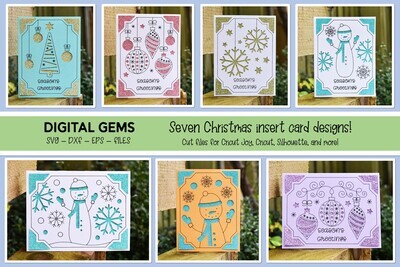 Christmas card bundle 7 designs included!