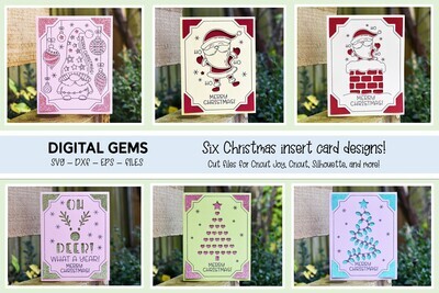 Christmas card bundle 6 designs included!