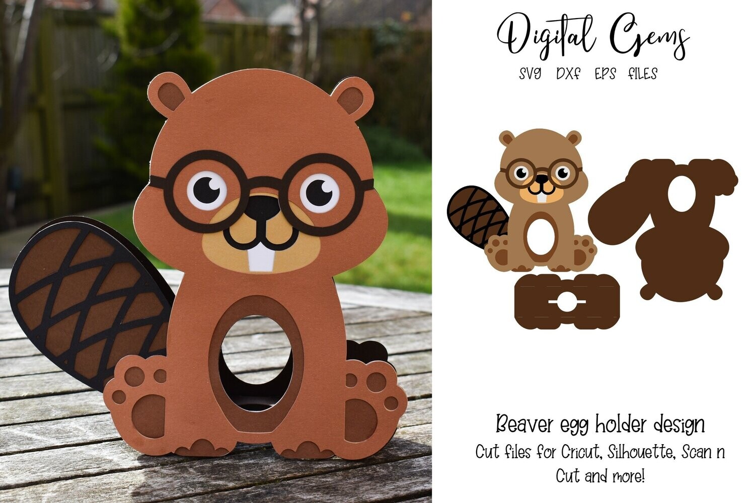 Beaver egg holder design