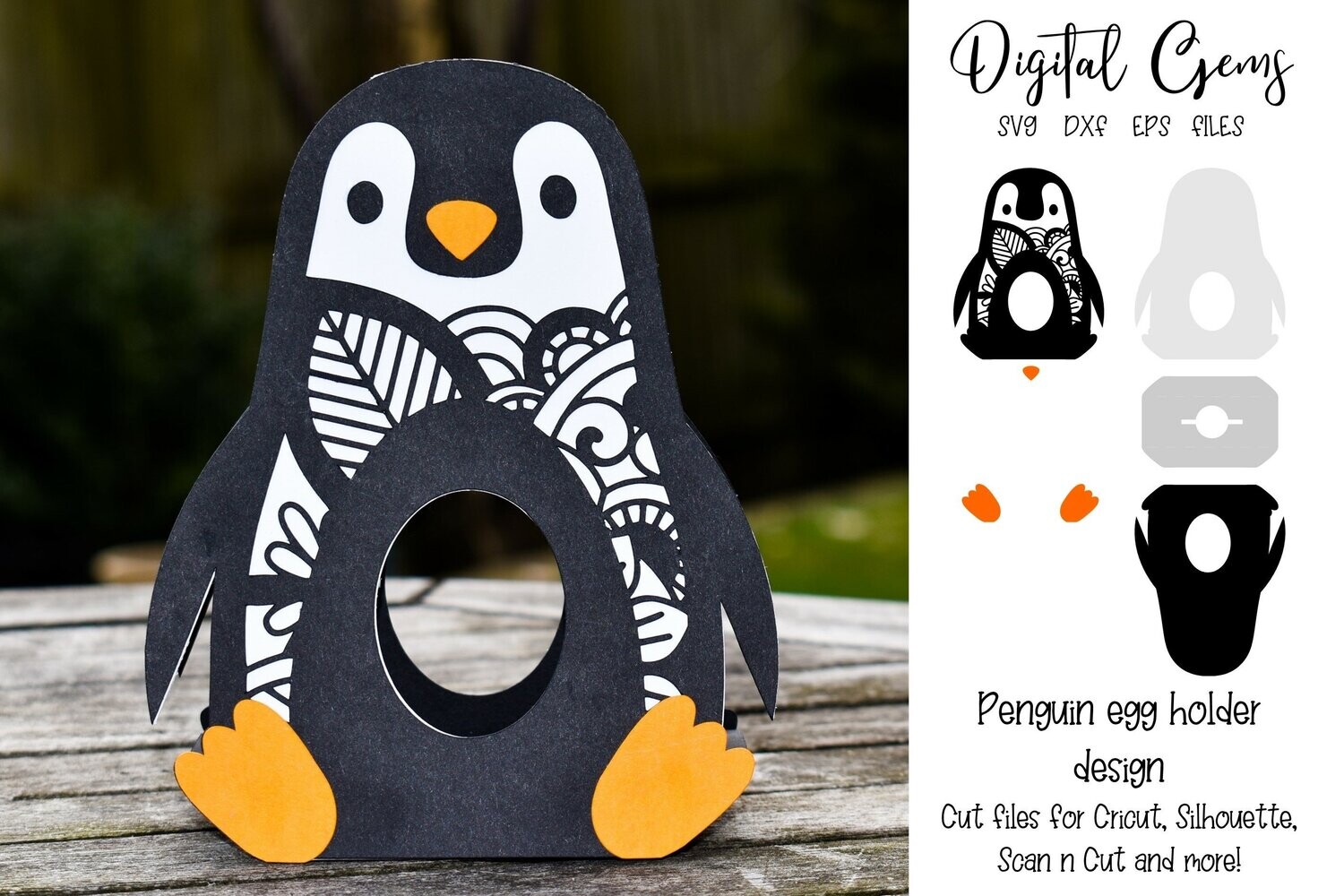 Penguin egg holder design