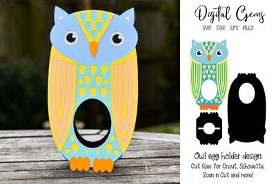 Owl egg holder design