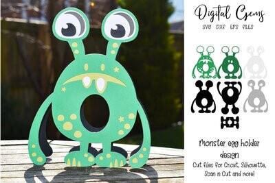 Monster egg holder design