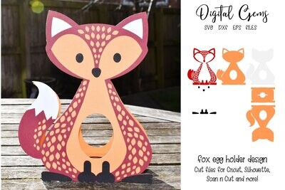Fox egg holder design