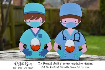 Doctor egg holder designs