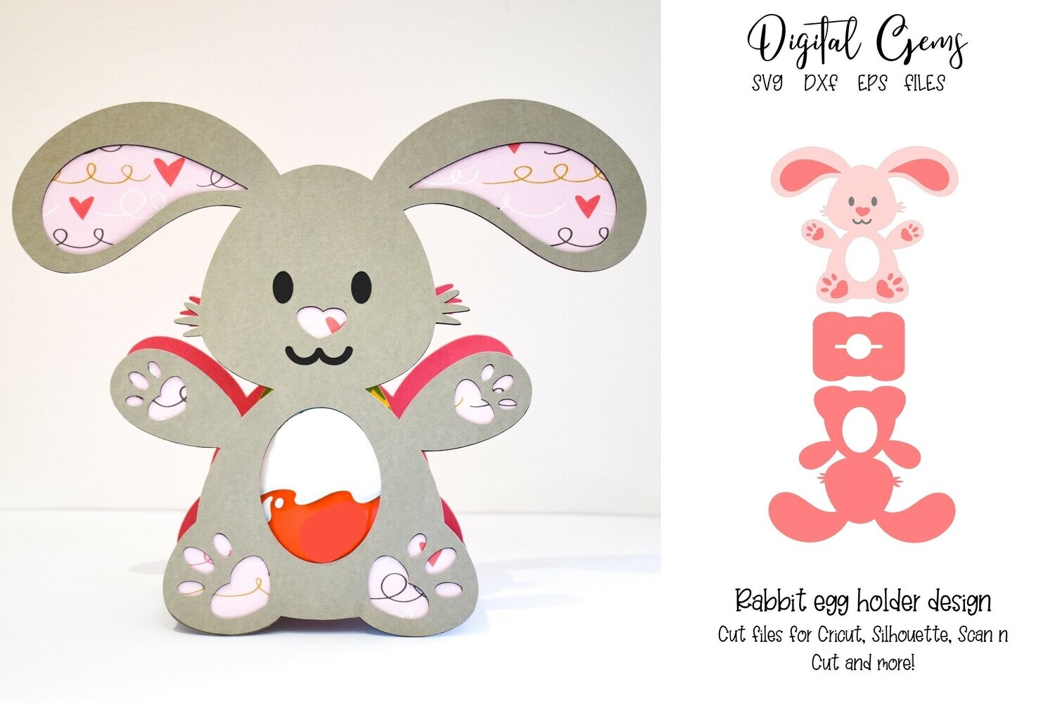 Rabbit egg holder design