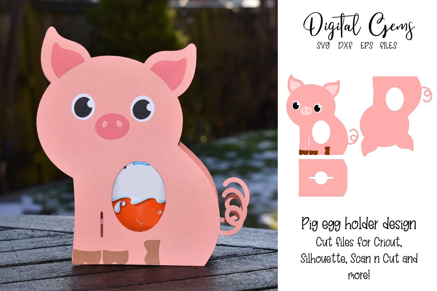 Pig egg holder design