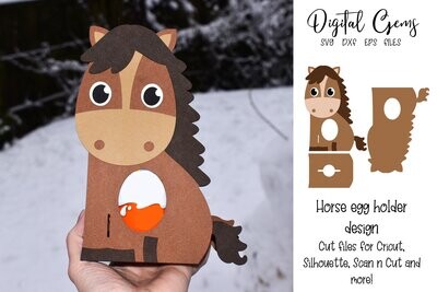 Horse egg holder design