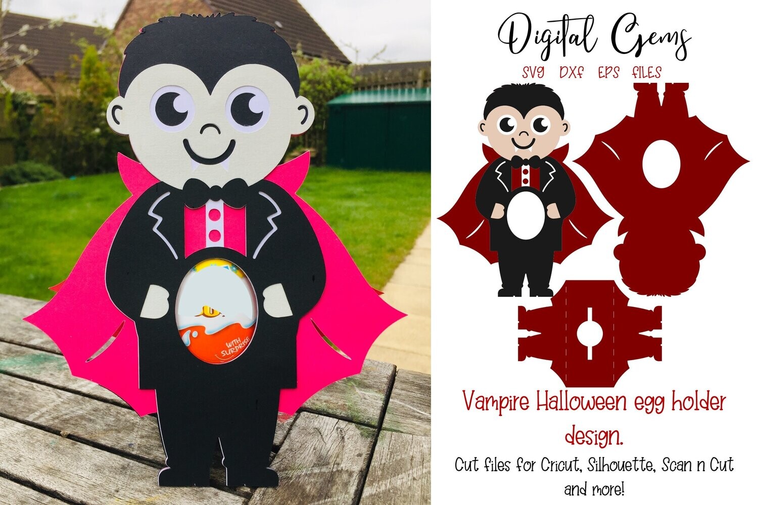 Vampire egg holder design