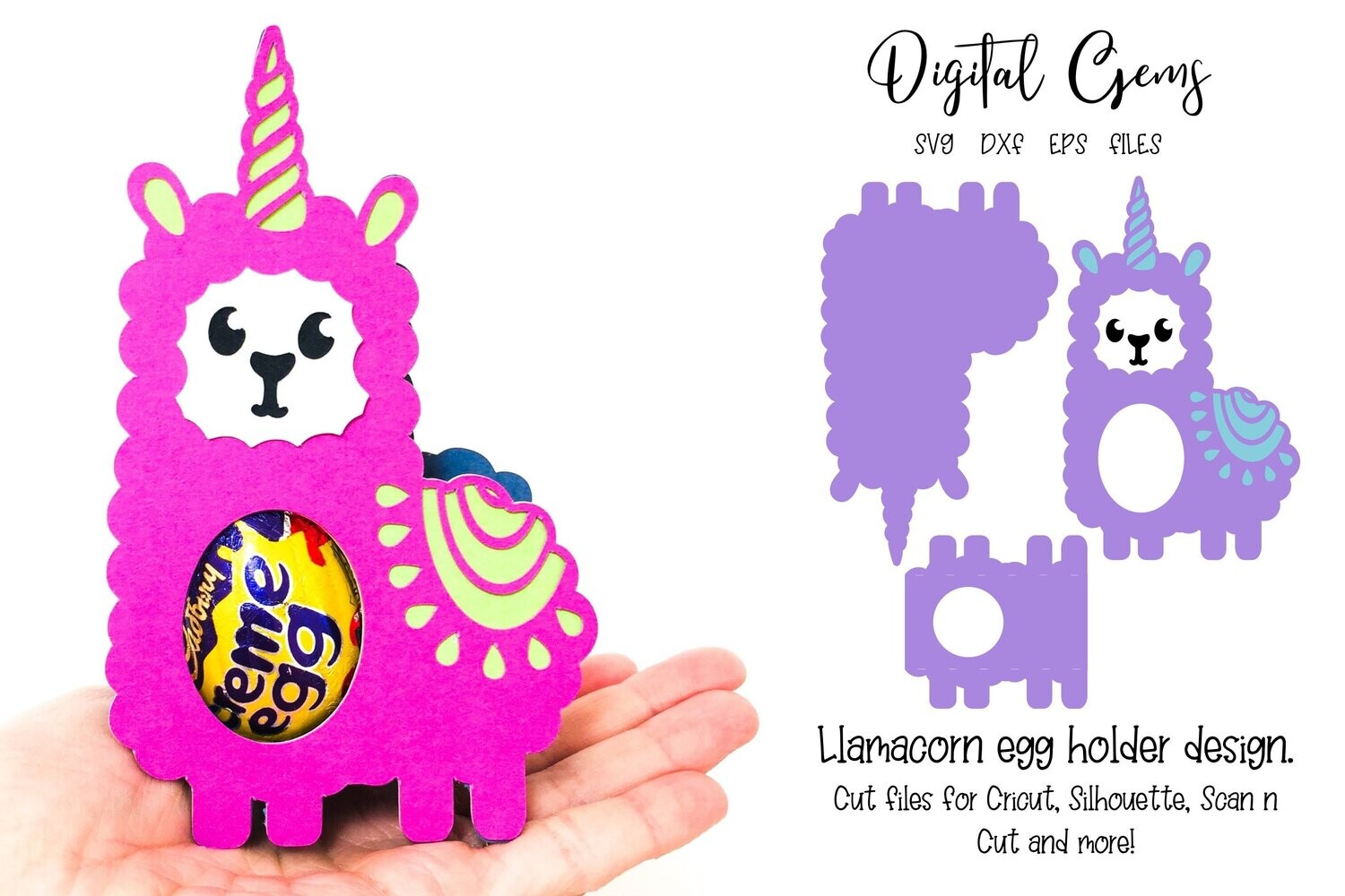 Llamacorn egg holder design