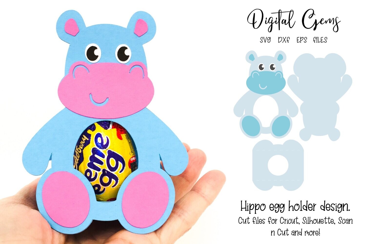 Hippo egg holder design