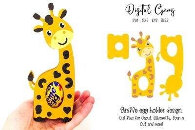 Giraffe egg holder design