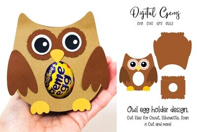 Owl egg holder design