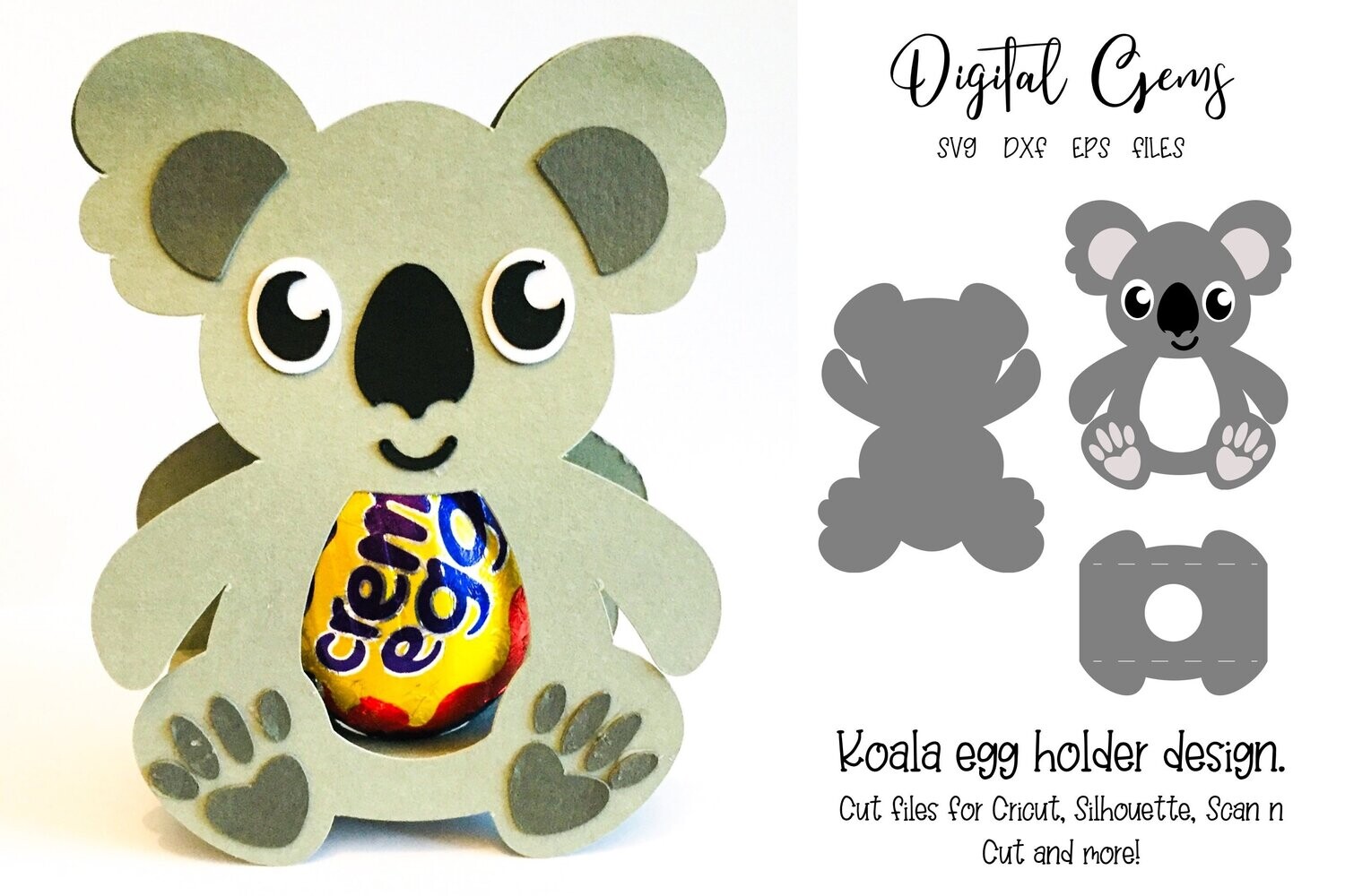 Koala egg holder design