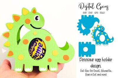 Dinosaur egg holder design