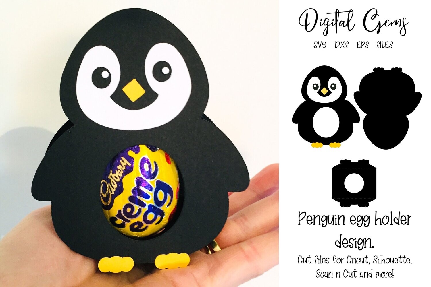 Penguin egg holder design