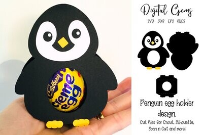 Penguin egg holder design