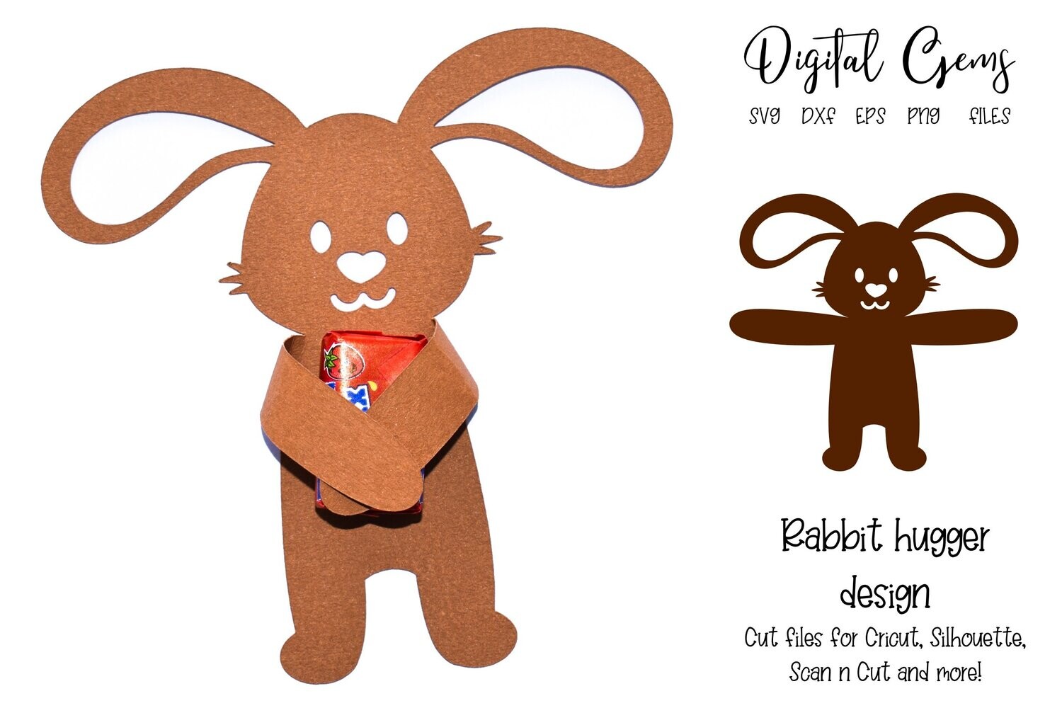 Rabbit sweet hugger design