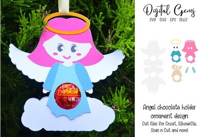 Angel chocolate holder design
