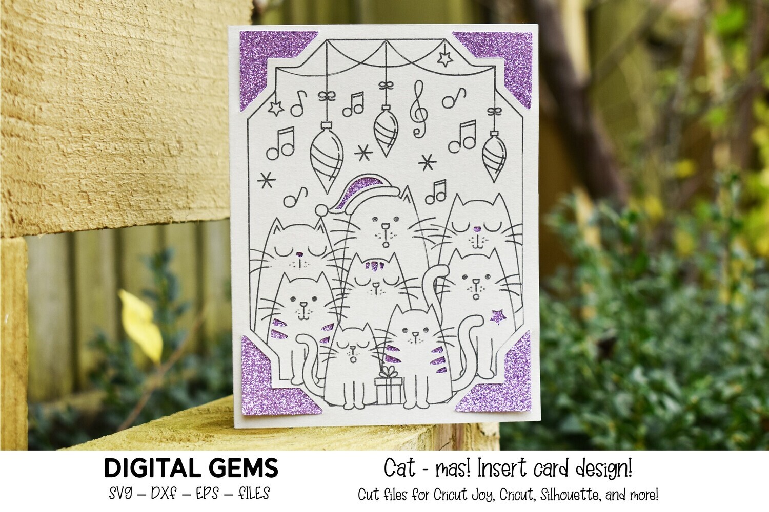 Christmas, Cat card design
