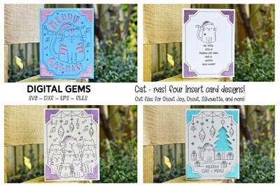 Christmas card bundle 4 designs included!