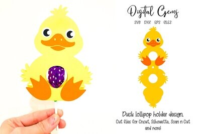 Duck lollipop / Sucker holder design