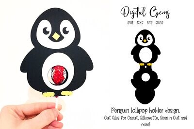 Penguin lollipop / Sucker holder design