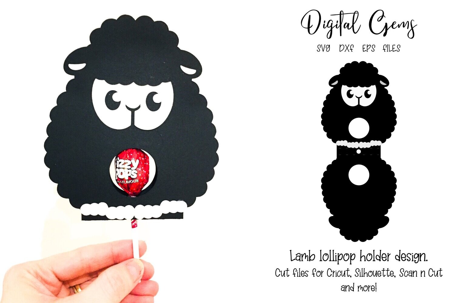 Lamb lollipop / Sucker holder design