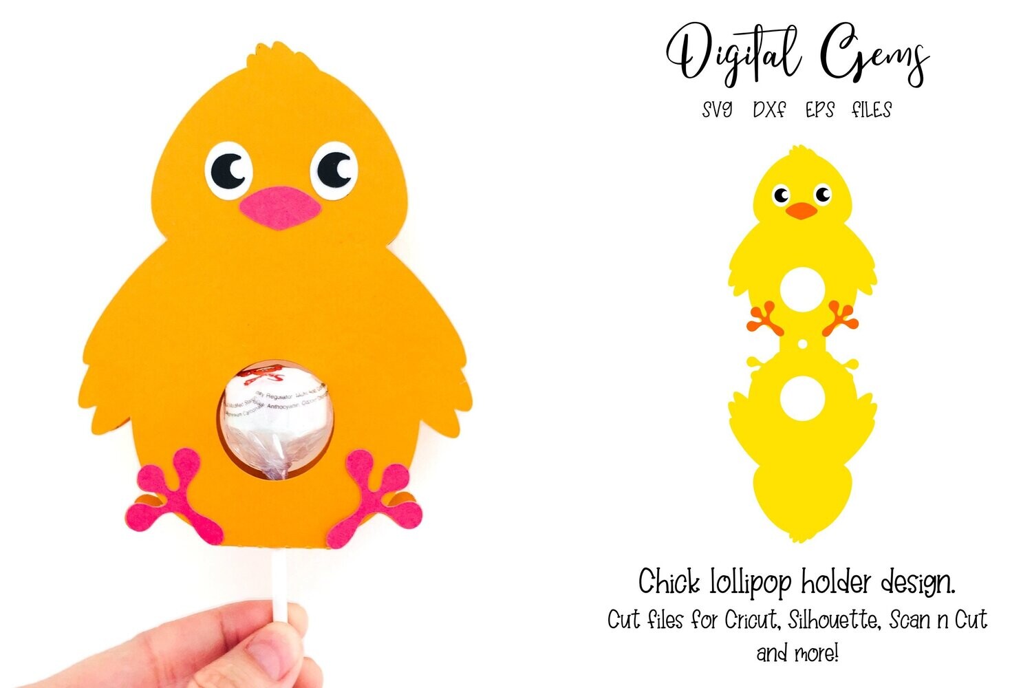 Chick lollipop / Sucker holder design